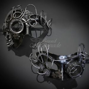 Steampunk Masquerade Mask Couple's Party Masks